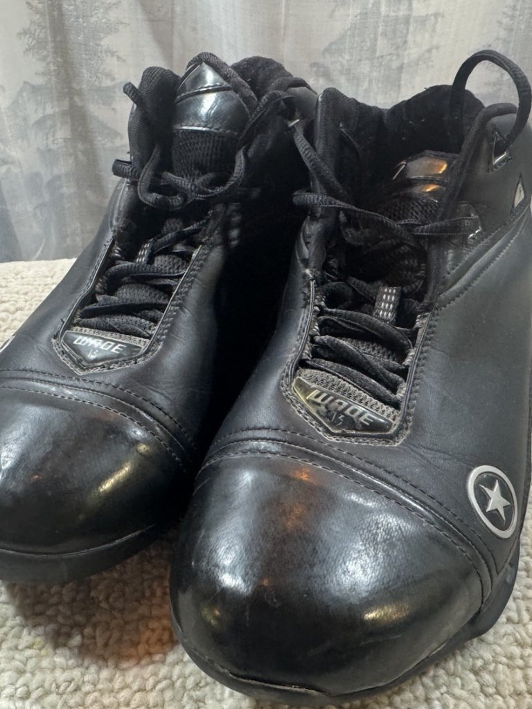 Vintage Converse Dwyane Wade 13 Mid Black Basketball Sneakers Mens Size 9